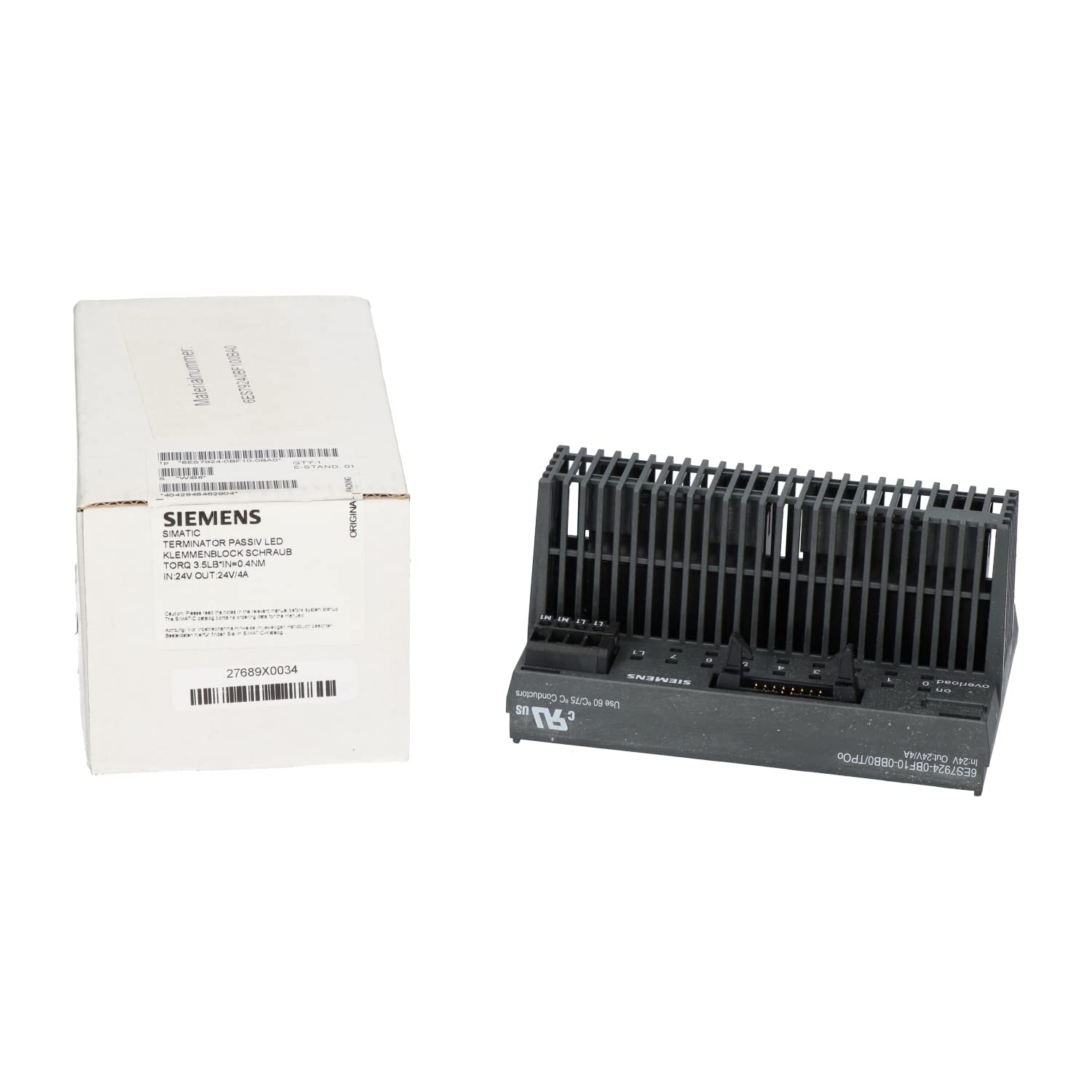 6ES7924-0BF10-0BA0-ANSCHLUSSMODUL TPOO M. OPTOKOPPLER 24V DC, OUTPUT 8 SCHLIESSE