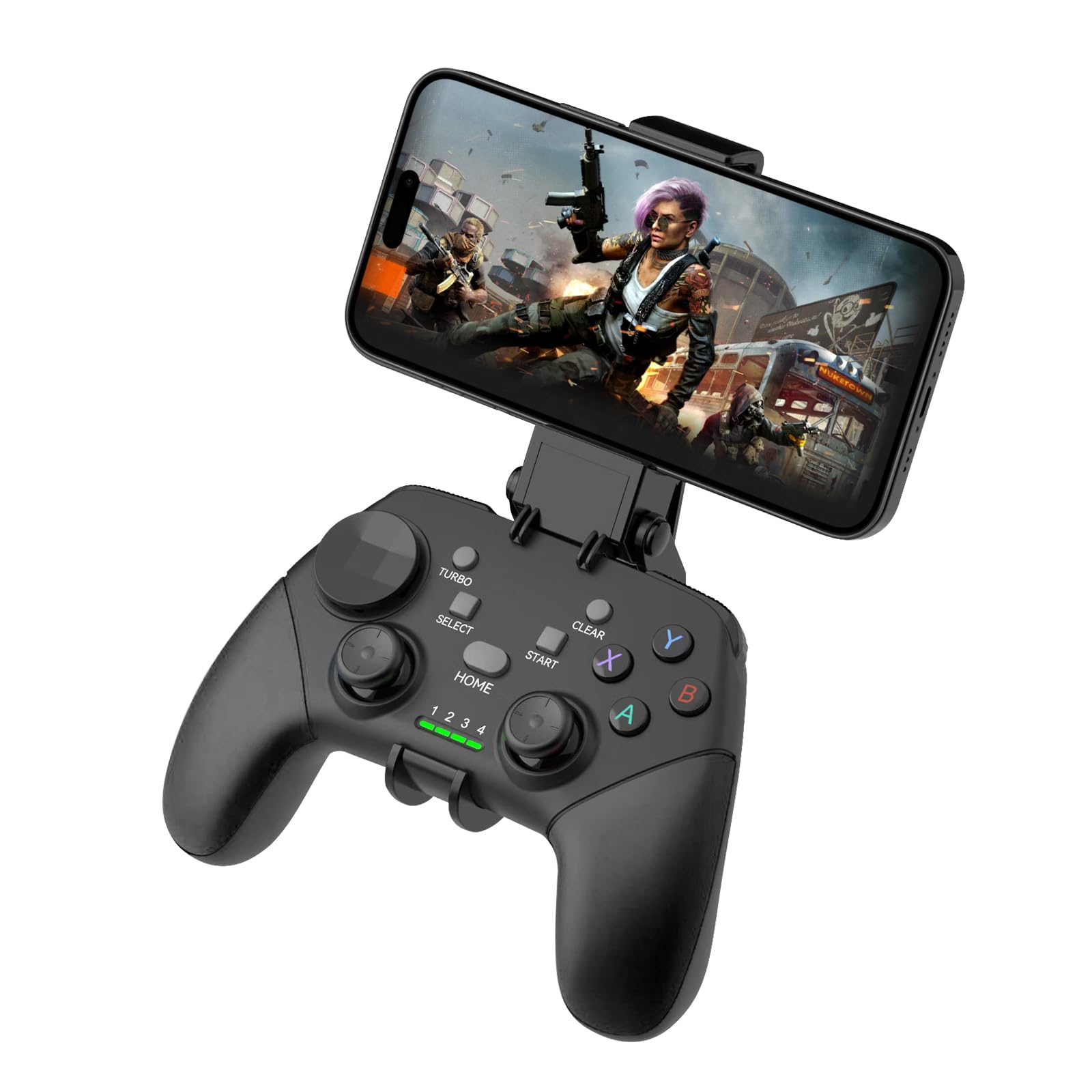 Joso Controller di gioco mobile wireless per iOS, Android, iPad, tablet, PC, controller del telefono per iPhone 14/13/12/11, Galaxy S22/21, telefoni Android, COD Mobile, Genshin Immpact, Cloud Gaming