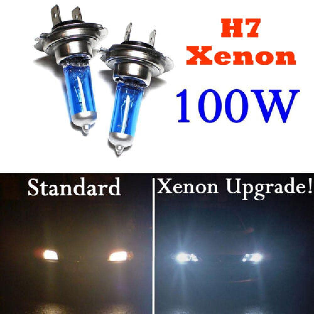 Ampoule à décharge au xénon Super Bright White Warm 12V Ampoule Xénon Phare, Baceyong Ampoule Xénon 55W/ 100W Lampe de Remplacement H7/H11/H15 Ampoule Phare Lampes