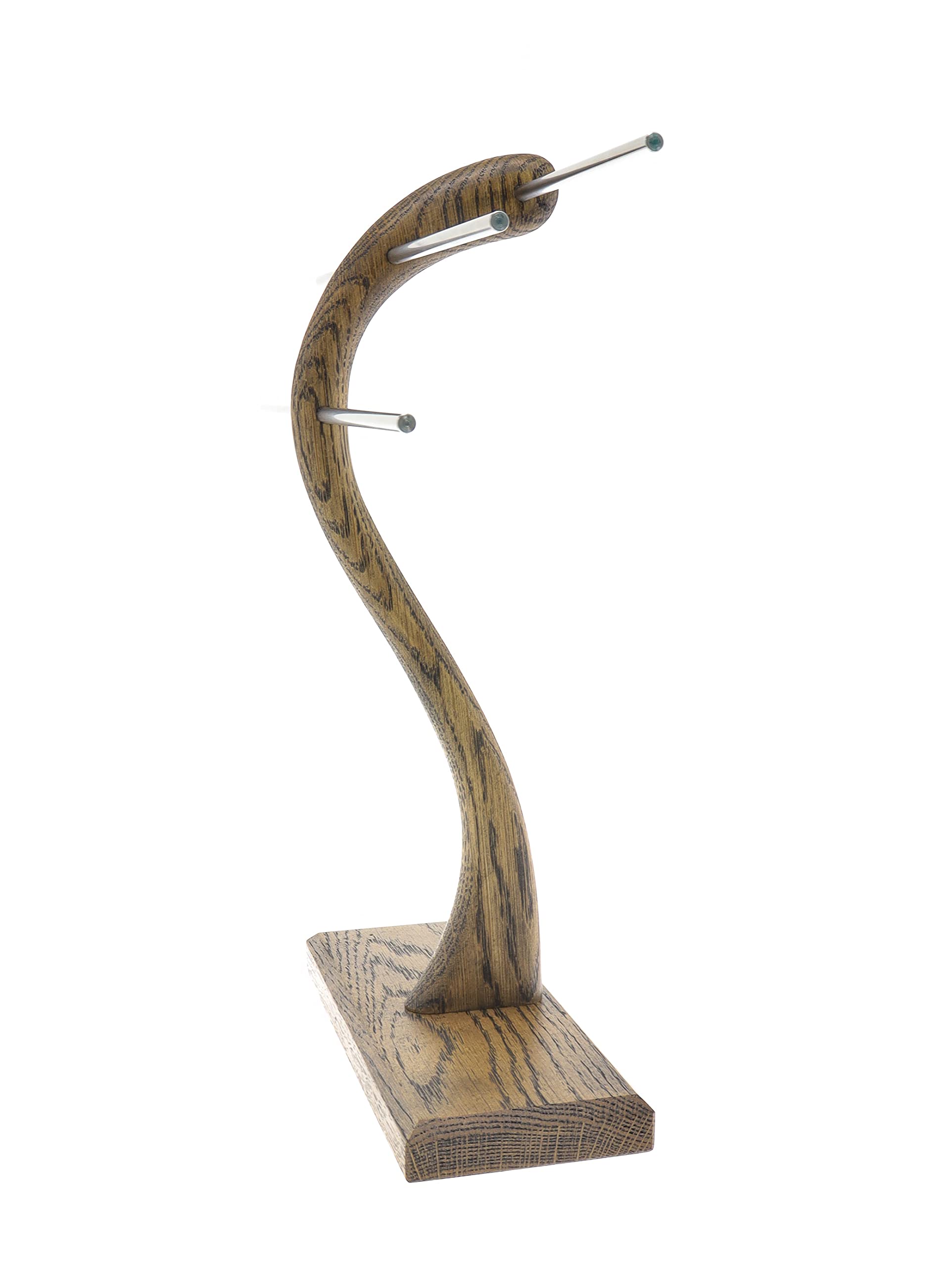 Design WOOD AND Steel made in germany Schmuckständer aus massiv Eichenholz