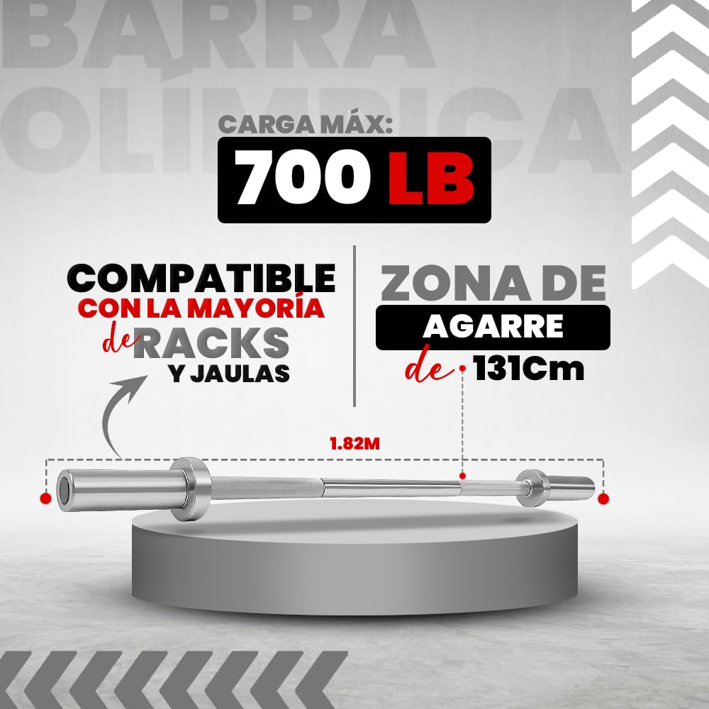 Barra Olímpica Viok Sport 1,82 m