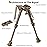 CVLIFE 6-9 Inch Bipod for Rifle Compatible with M-Rail Sling Stud Rifle Bipod with Adapter for Hunting and Outdoors