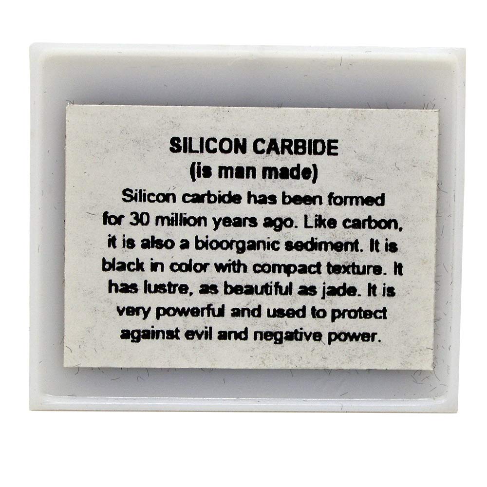 Natural Silicon Carbide Healing Crystal Stone for luck,success,Making changes,Confidence in business,Creativity,and Inspiring Passion Home Decor (Silicon carbide) - Image 3