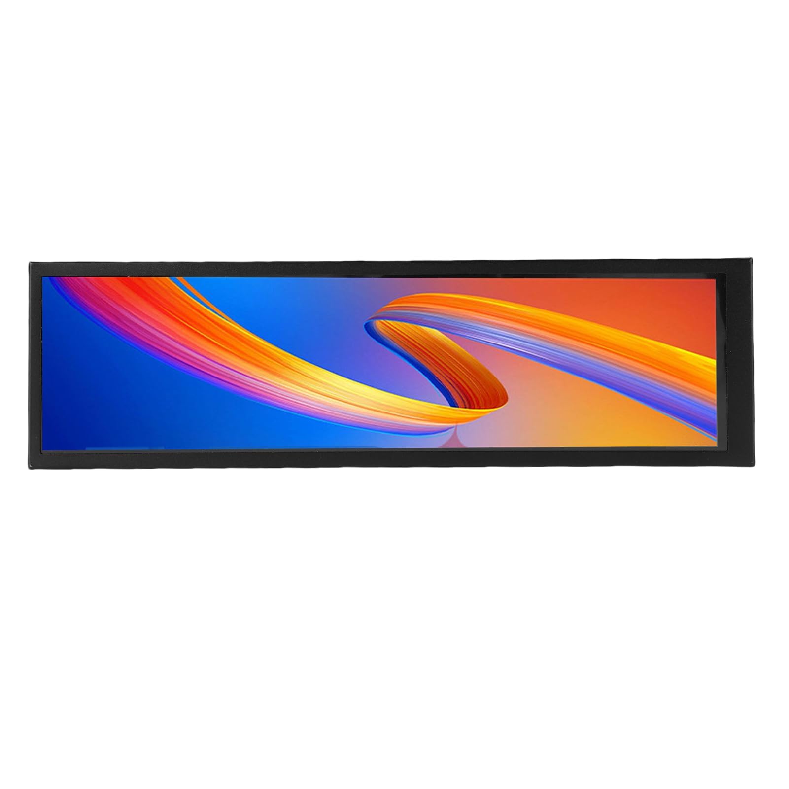 Monitor Secondario 8.8 Pollici 1920x480 IPS 178 Gradi Touch Capacitivo, Schermo Esteso USB-C per Statistiche PC in Gioco e Dashboard Twitch, Scocca in Lega di Alluminio 60Hz per Streamer e Sim Racer