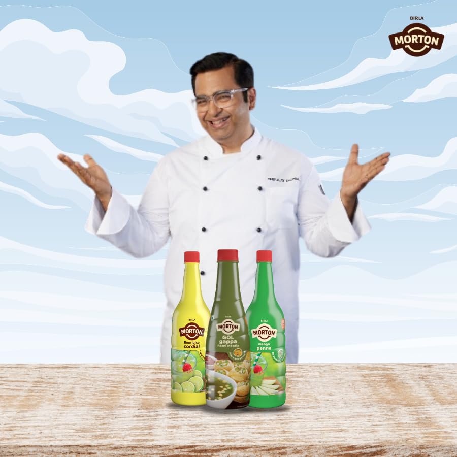 Image of Birla Morton Gol Gappa Pani Masala 650 ML l Mango Panna 725 ML & Lime Juice Cordial 750 ML Pack of 3