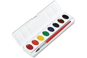 Oval Pan Watercolor Paint Set: Unleash Your Artistic Potential with 8 Vibrant Hues