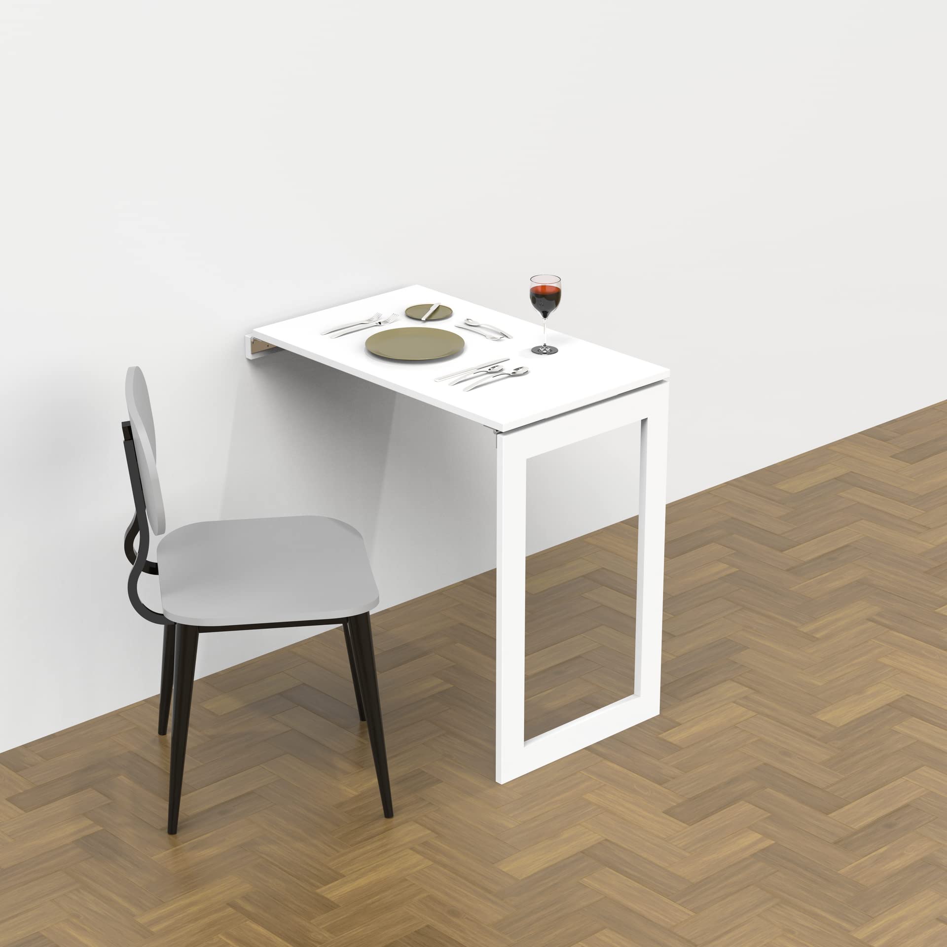 InnoFur Alice Wall Mounted Folding Dining Table,Study Table,Laptop ...