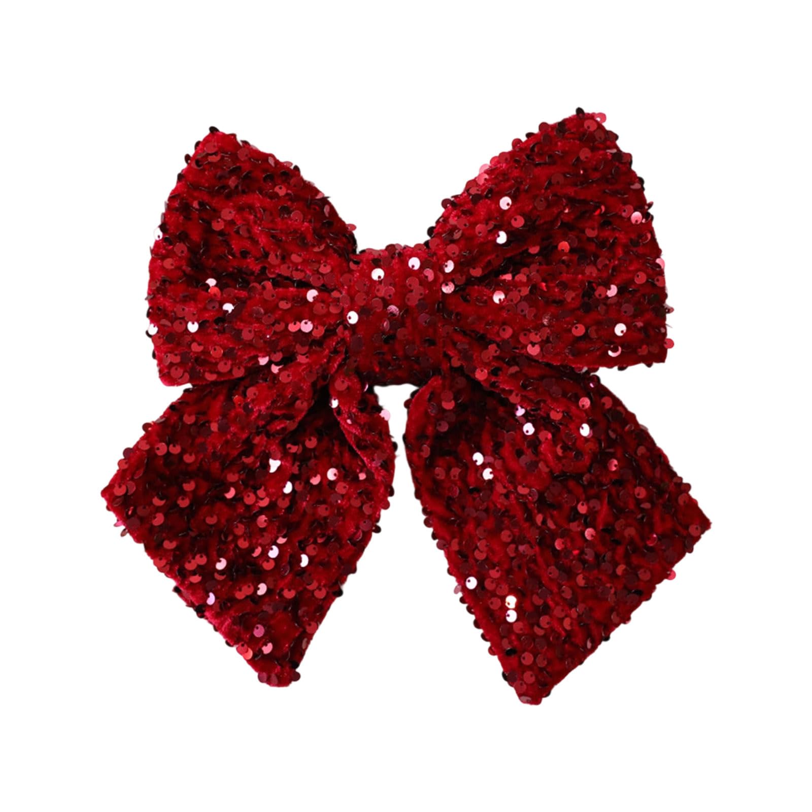 Lerpwige Stylish Christmas Bowknot Decoration Seasonal Elegant Tree Bowknots Charm For Festival Decoration Bowknot Decorations