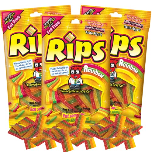 Caramelos Rips Sour Regaliz Frutal sin Grasa, Pack x3 miniatura 1