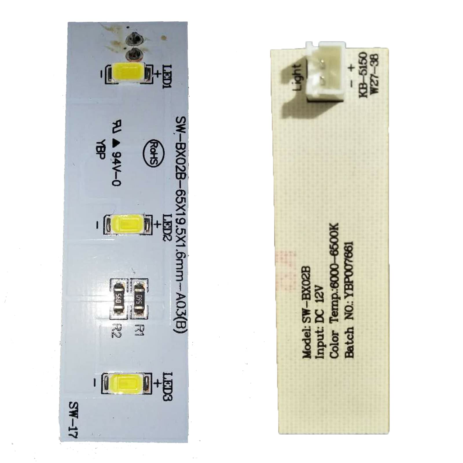 Striscia LED Per Frigorifero - 12V CC, Compatibile Con Modelli ZBE2350HCA E SW-BX02B - Sostituto Luci Freezer - Foto 10