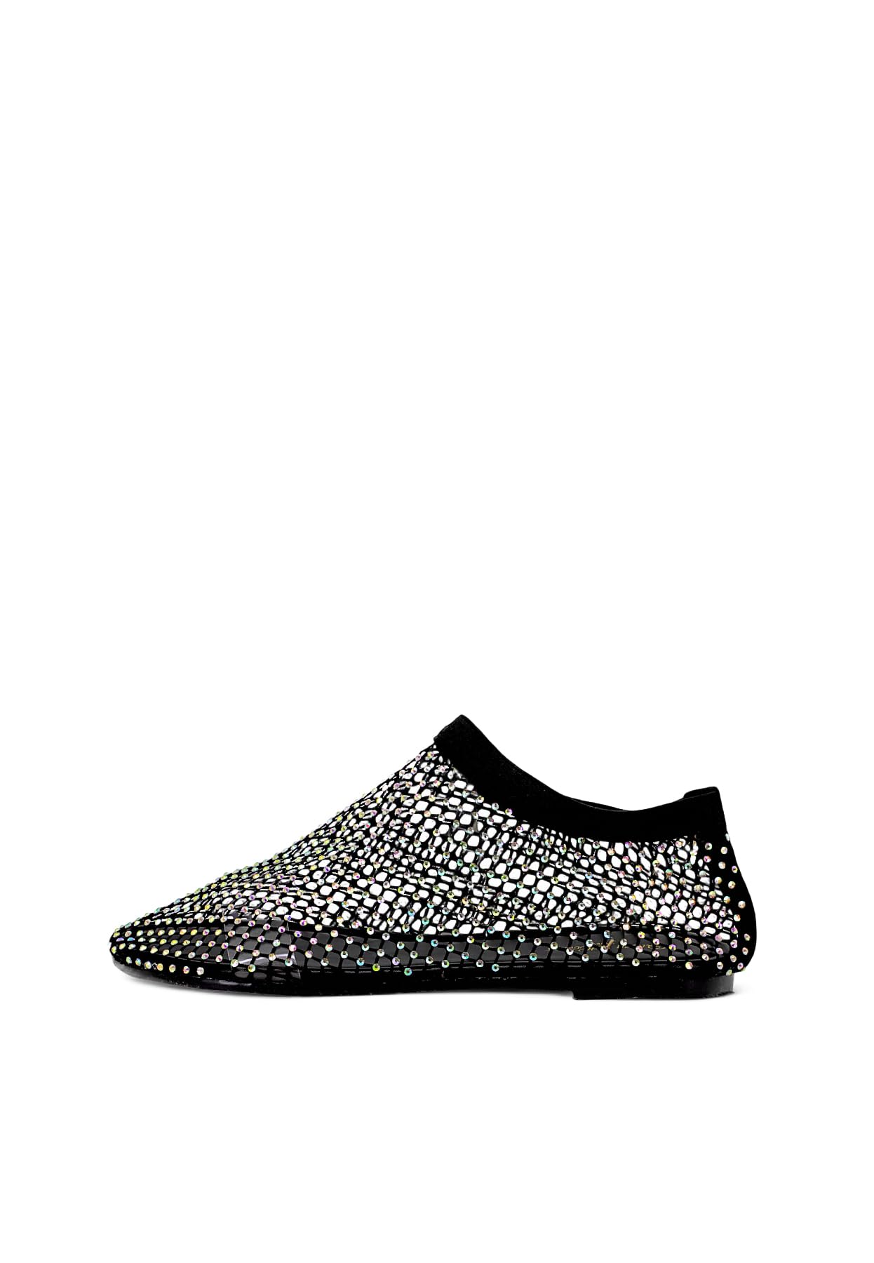 QUEEN HELENA Scarpe Basse Traforate Ballerine con Strass Casual Donna ZM9900