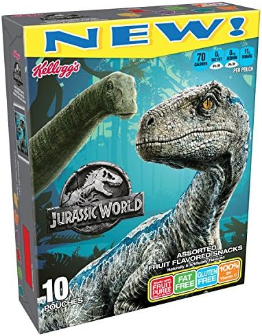 Jurassic World Ii, Fruit Flavored Snacks, 8 Oz, 10 Ct