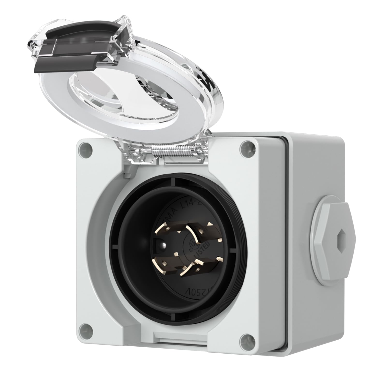 Amazon.com: STARELO 20 Amp Power Inlet Box NEMA L14-20P Generator