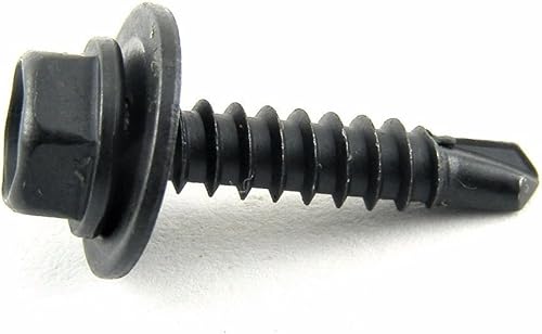 Miniatura 2 de Retro-Motive Tornillos autorroscantes negros - M4.0.079 in x 0.787 in de largo - 0.276 in hexagonal - Qty.25- #1964