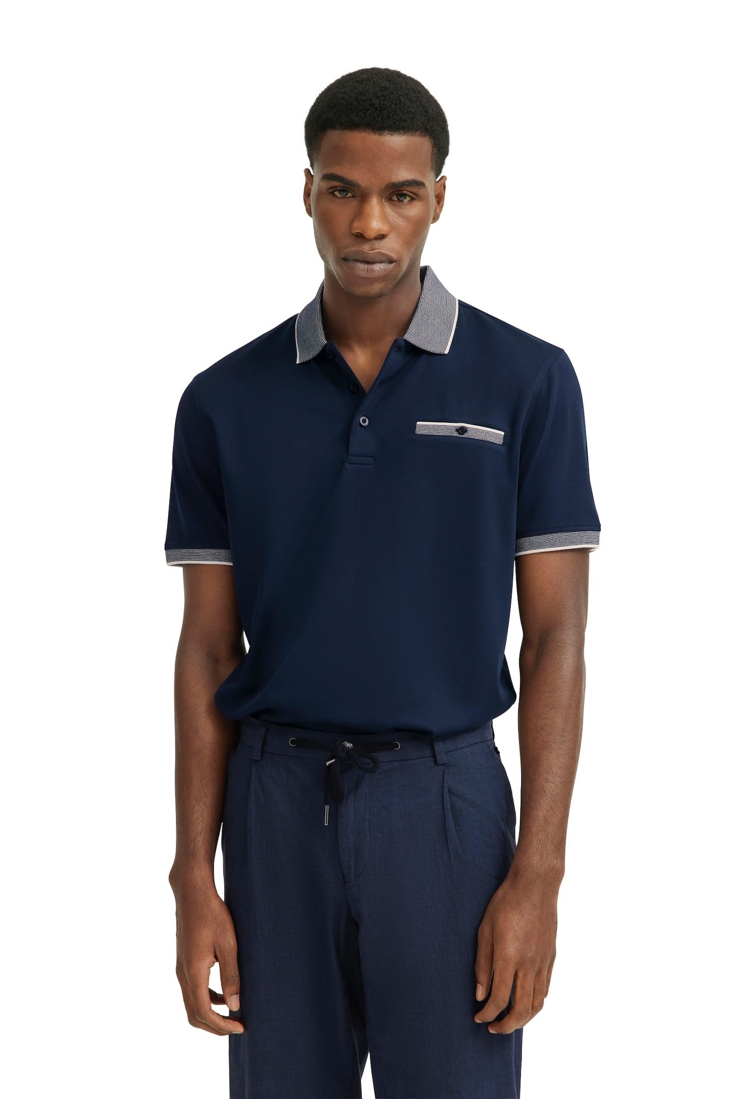 bugatti Men's 8151-75091c Polo Shirt, 390-navy, XXL