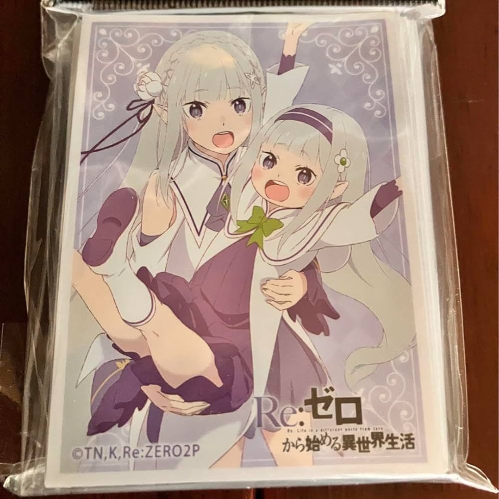 リゼロ　BOX購入特典　キャラファイングラフ　エミリア　フォルトナ リゼロ BOX購入特典 キャラファイングラフ エミリア フォルトナ