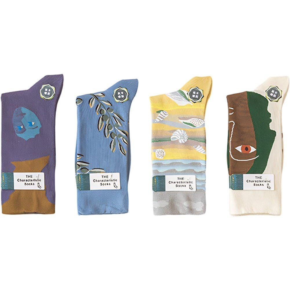 Chaussettes amusantes peinture à l'huile pour égayer vos tenues de bureau
