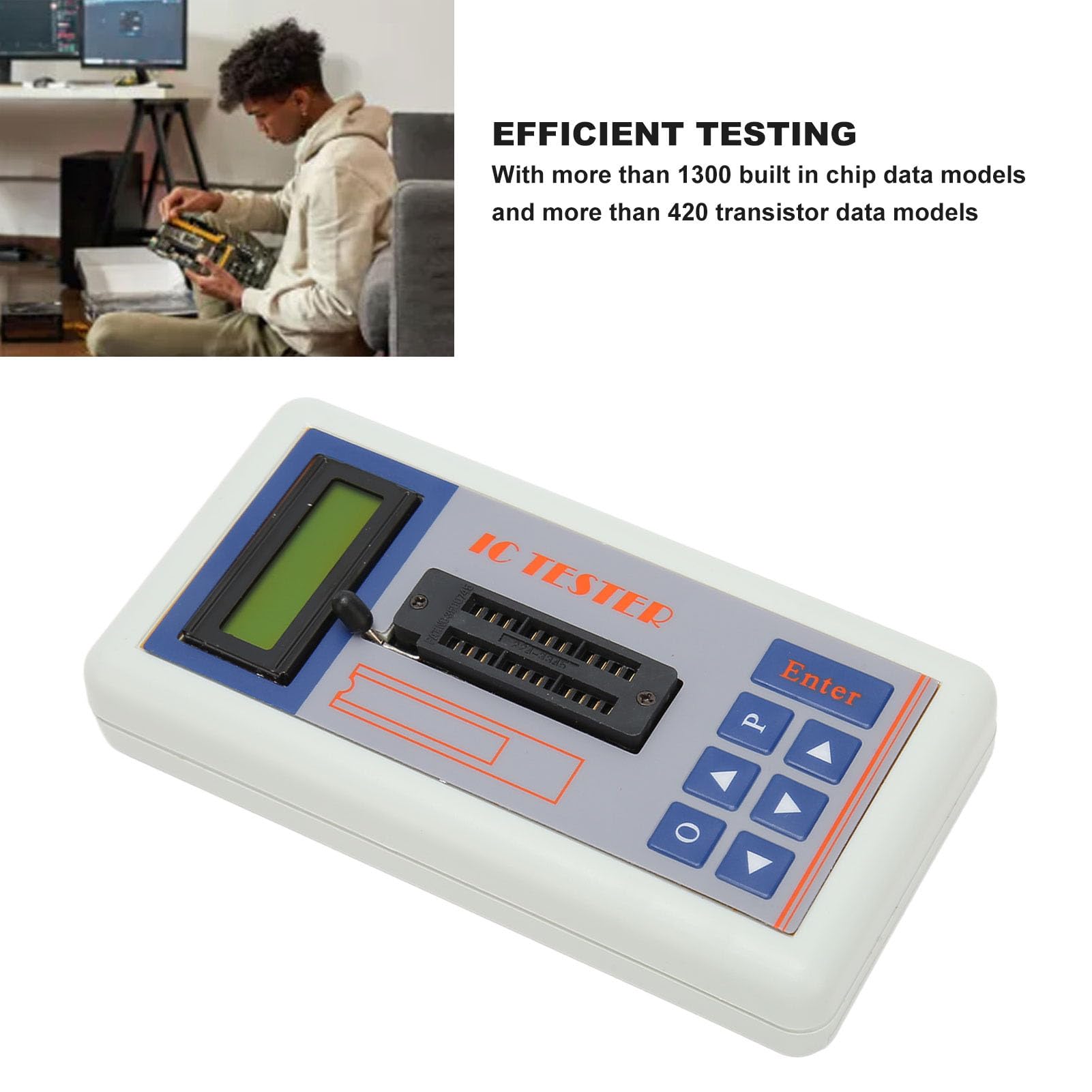 TSH‐06F Geïntegreerde circuittester IC-transistormeter met 5V 3,3V