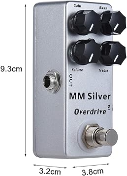 Mosky mm silver electric guitar overdrive Clearance