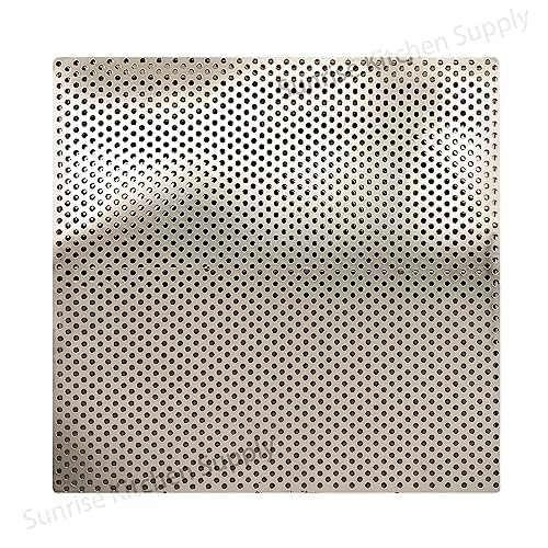Écran de friteuse anti-débris 44.5x44.5 cm en acier inoxydable rigide - 2
