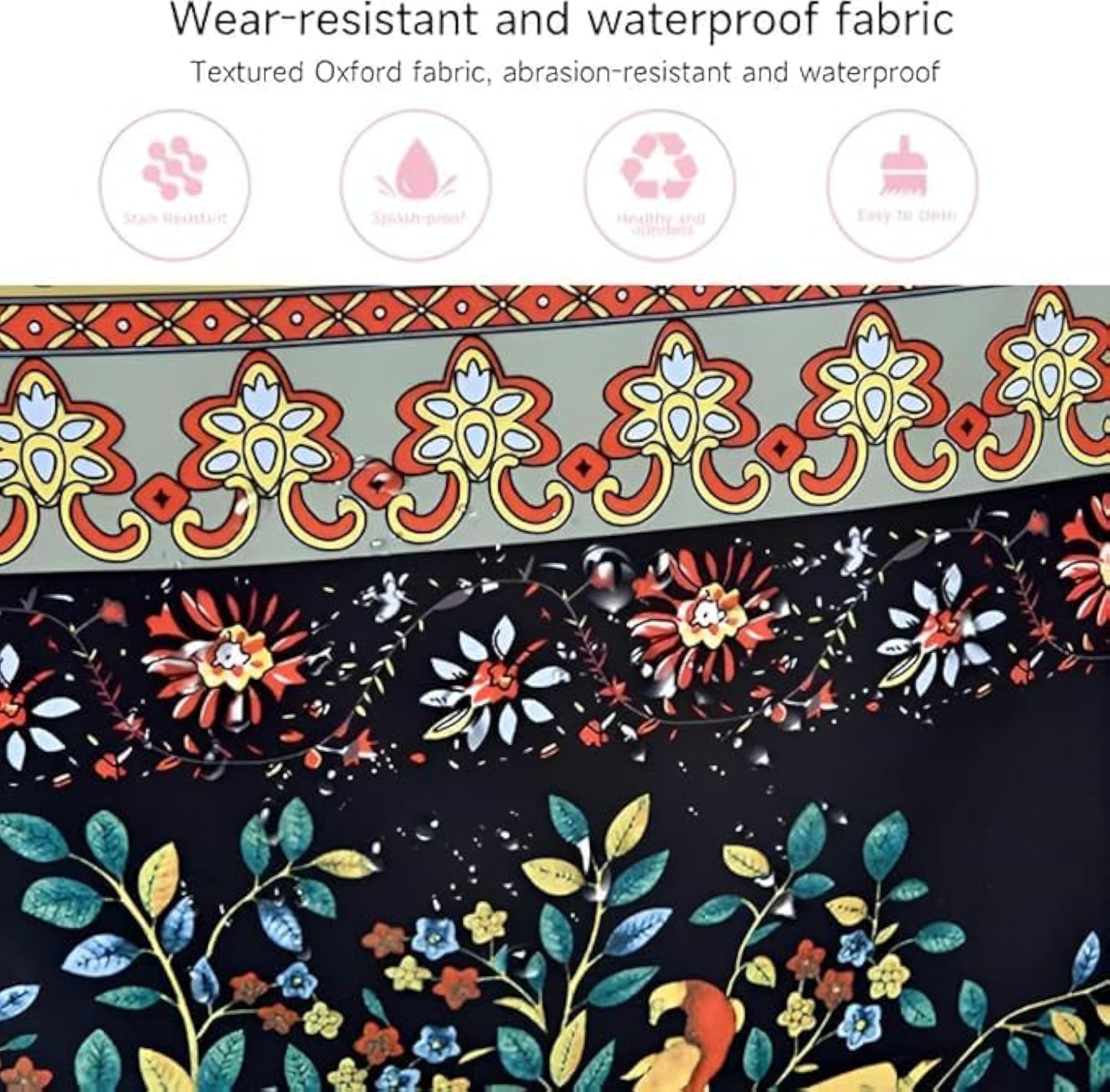 Foldable Traditional Print Sling Backpack