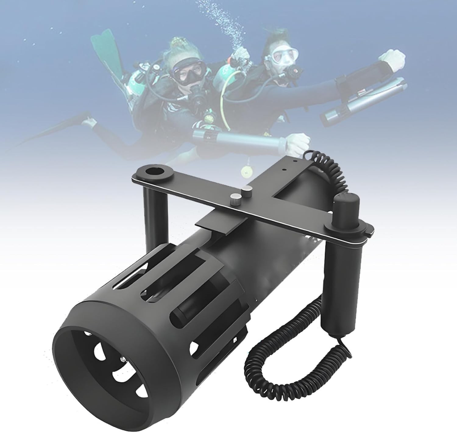 Underwater Sea Scooter, Underwater Scooter for Diving, Electric Sea Scooter, Diving Swimming Boosters, 6.4 km/h, Outdoor Sports Seascooters, for Diving, Snorkeling, SUP, Kayak. Standard