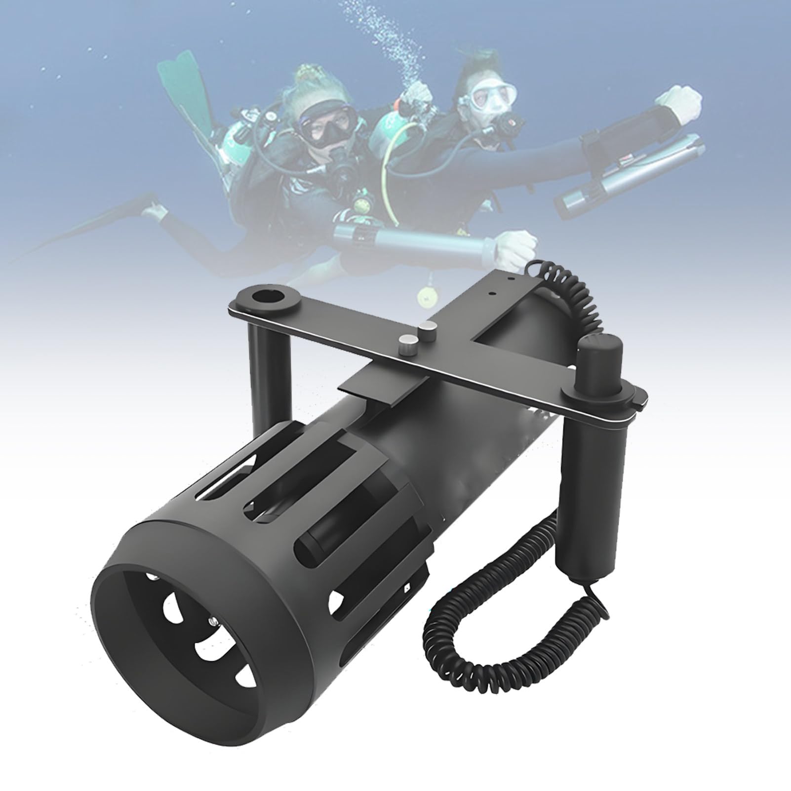 Monopattino subacqueo per immersioni e snorkeling, elettrico, per sport all'aria aperta, velocità fino a 6,4 km/h, adatto per kayak e SUP