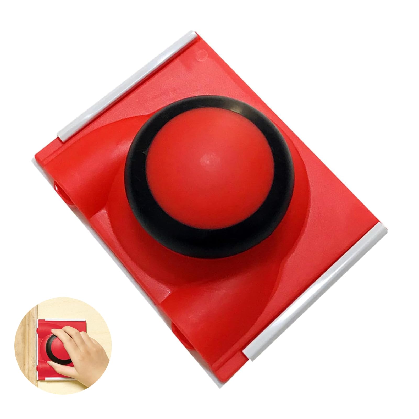 Dwzain Paint Edger,Premium Paint Edger for Cutting in，with Pad Nylon Bristles Edges, Precision Paint Pad for Wall and Ceiling Cutting in, Home Painting Brush Tools for Painting Corner and Edges (B)