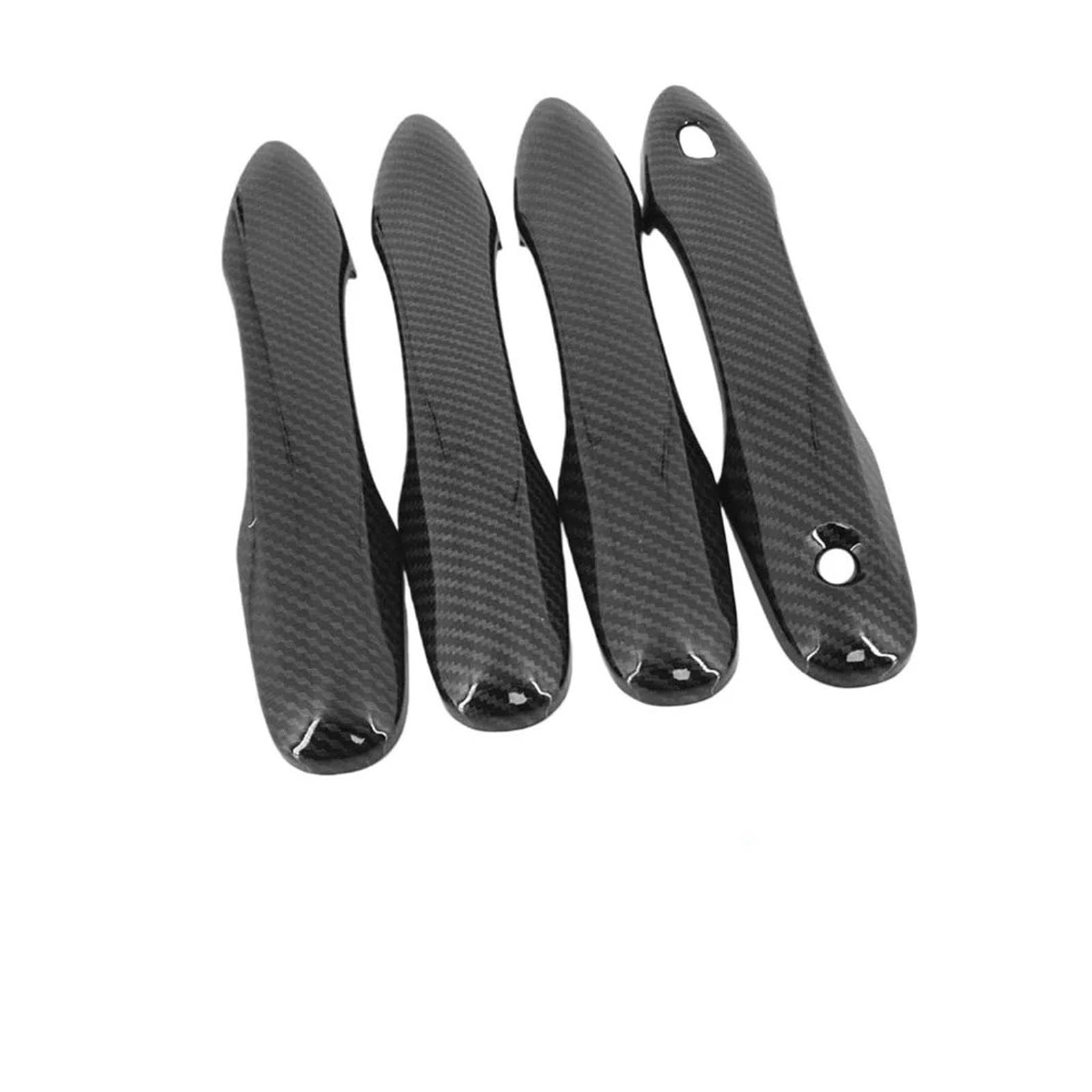Punxdda Car Exterior Door Handle for Toyota for Corolla 2019-2022 Carbon Fiber Cars Accessories Exterior Styling Car Decoration Door Bowl IHandle Cover(Single smart Hole)