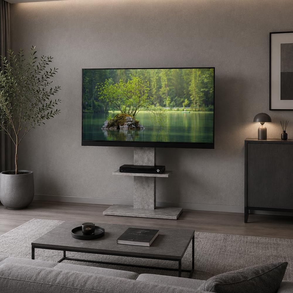 Amazon｜タンスのゲン テレビスタンド 32～77インチ対応 【上下/左右首
