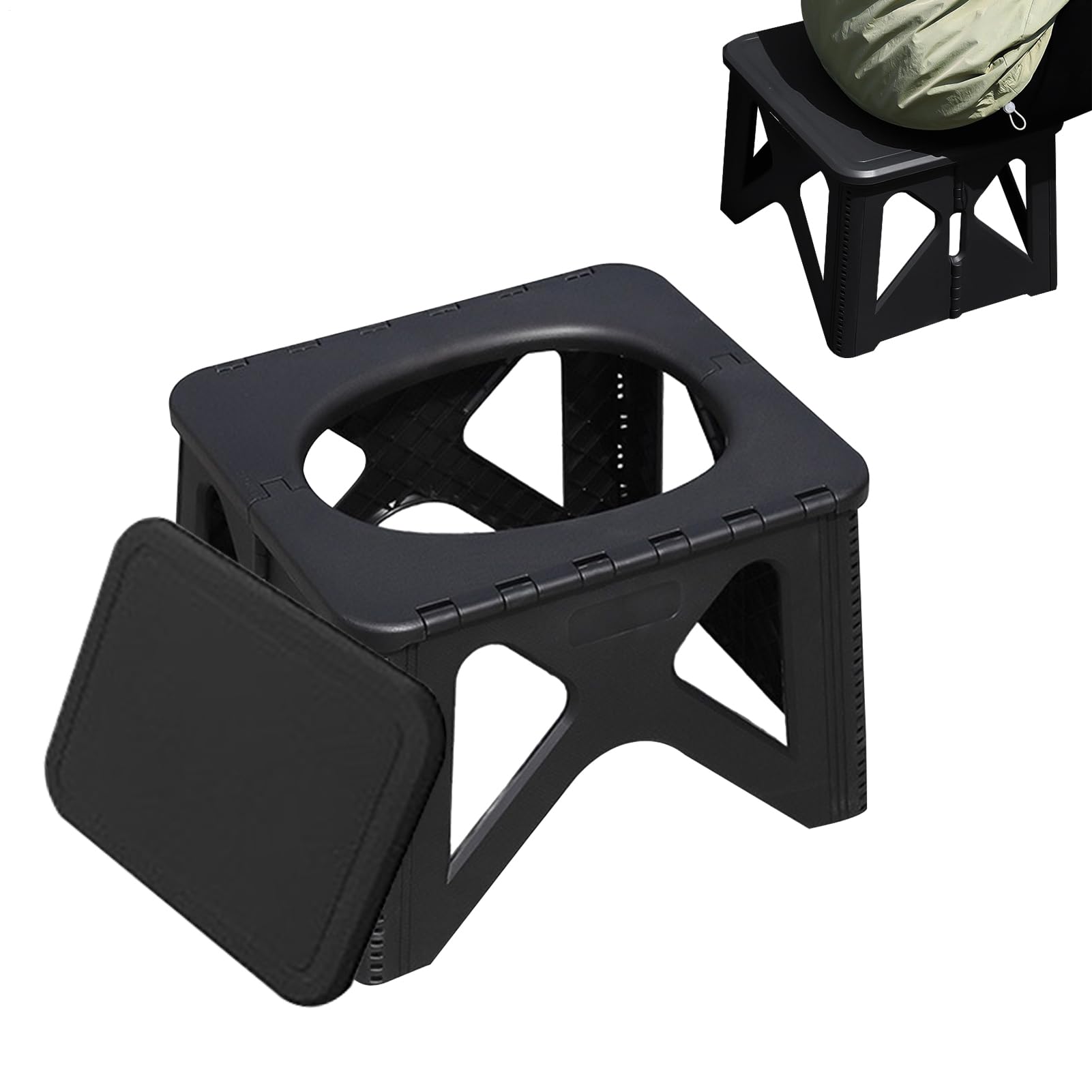Inodoro De Camping Para Exteriores Asiento banco orinal para viajes | Taburete Plegable Portátil Para Inodoro De Camping Pesca, Senderismo, Playa, , Aire Libre, Mochilero, Imprescindibles De