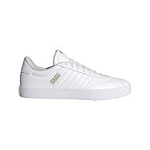 adidas Uomo VL COURT SHOES, Cloud White ,  Cloud White ,  Gold, 36 2, 3 EU