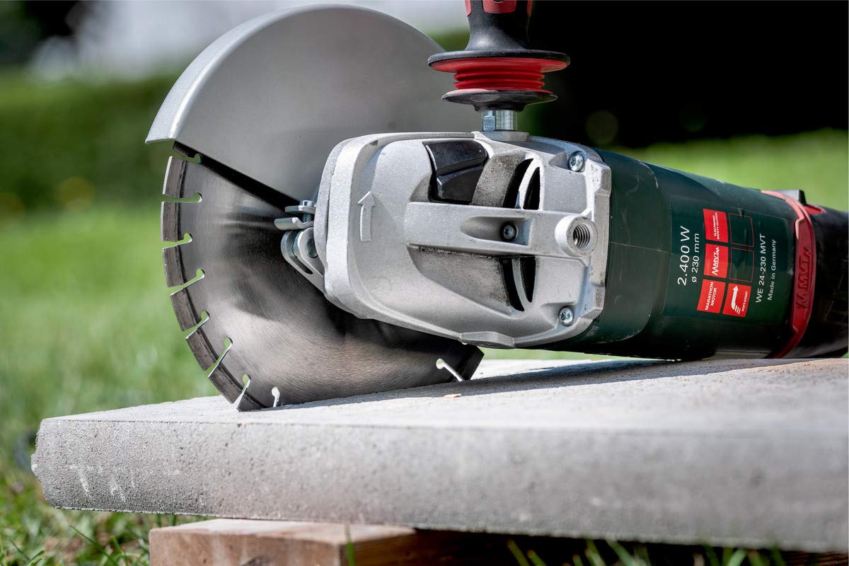 Metabo Set di dischi da taglio (2 dischi diamantati diametro 125 mm, con dado a sgancio rapido M 14, per smerigliatrici angolari) 628582000