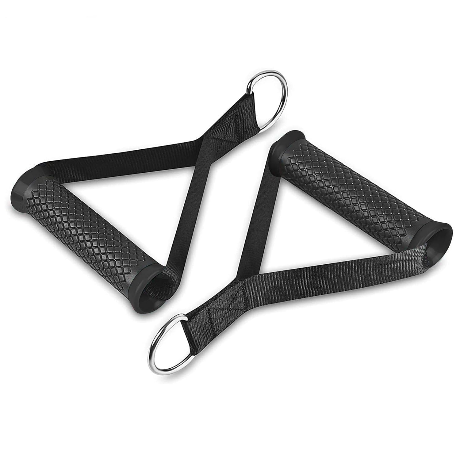 Gym Exercise Handles for Resistance Bands – Durable Grip Training Aids for Cable Machine Pulleys, Strength Workouts, Triceps Pulls, Fitness Routines, Rope Training, and Yoga-image-4