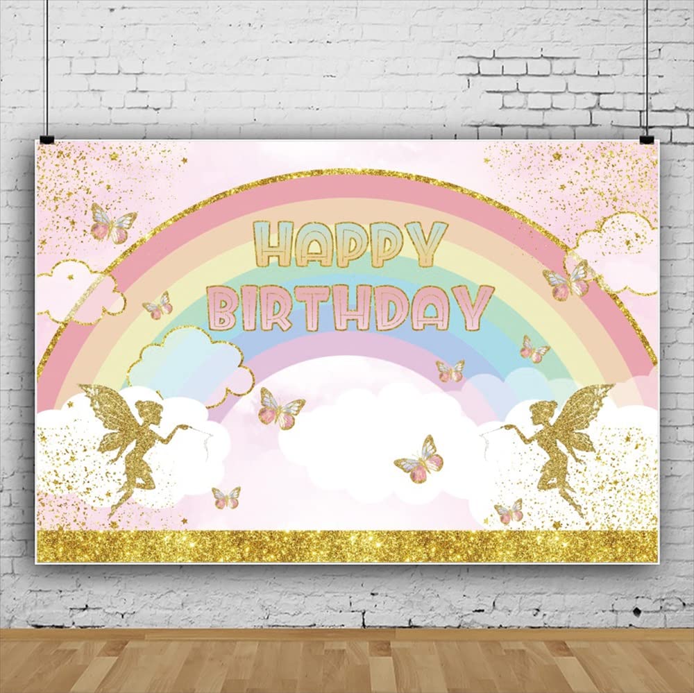 First Birthday Backdrop for Girl Flower Pink Purple Balloon Backdrops Sweet One Year Old Photography Cake Smash Background for Baby Girl Flowers Butterfly Kids 1st Birthday Banner Decorations 7x5ft — view 23