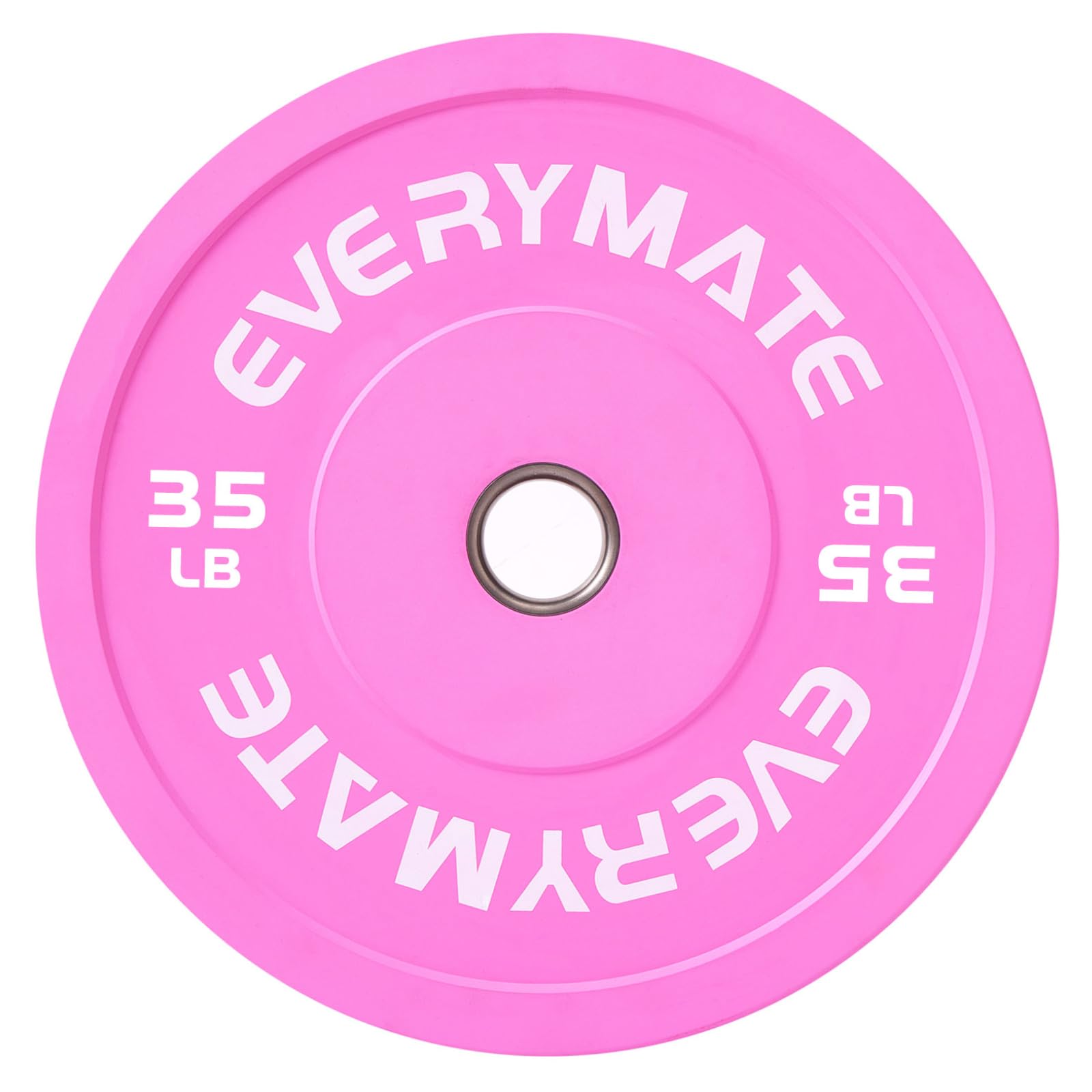 EVERYMATE Change Weight Plates 1.25LB 2.5LB 5LB Set Fractional Olympic Bumper Plates for Cross Training Steel Insert Strength Training