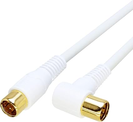 Amazon アンテナケーブル 2m 4k8k放送 3224mhz 対応 S 4c Fb 4c同軸 地デジ Bs Cs放送対応 ホワイト 金メッキプラグ L型プラグ ストレートプラグ 4cfb Ls2wh エコ簡易パッケージ Taro S Taro S Taro S アンテナ ケーブル