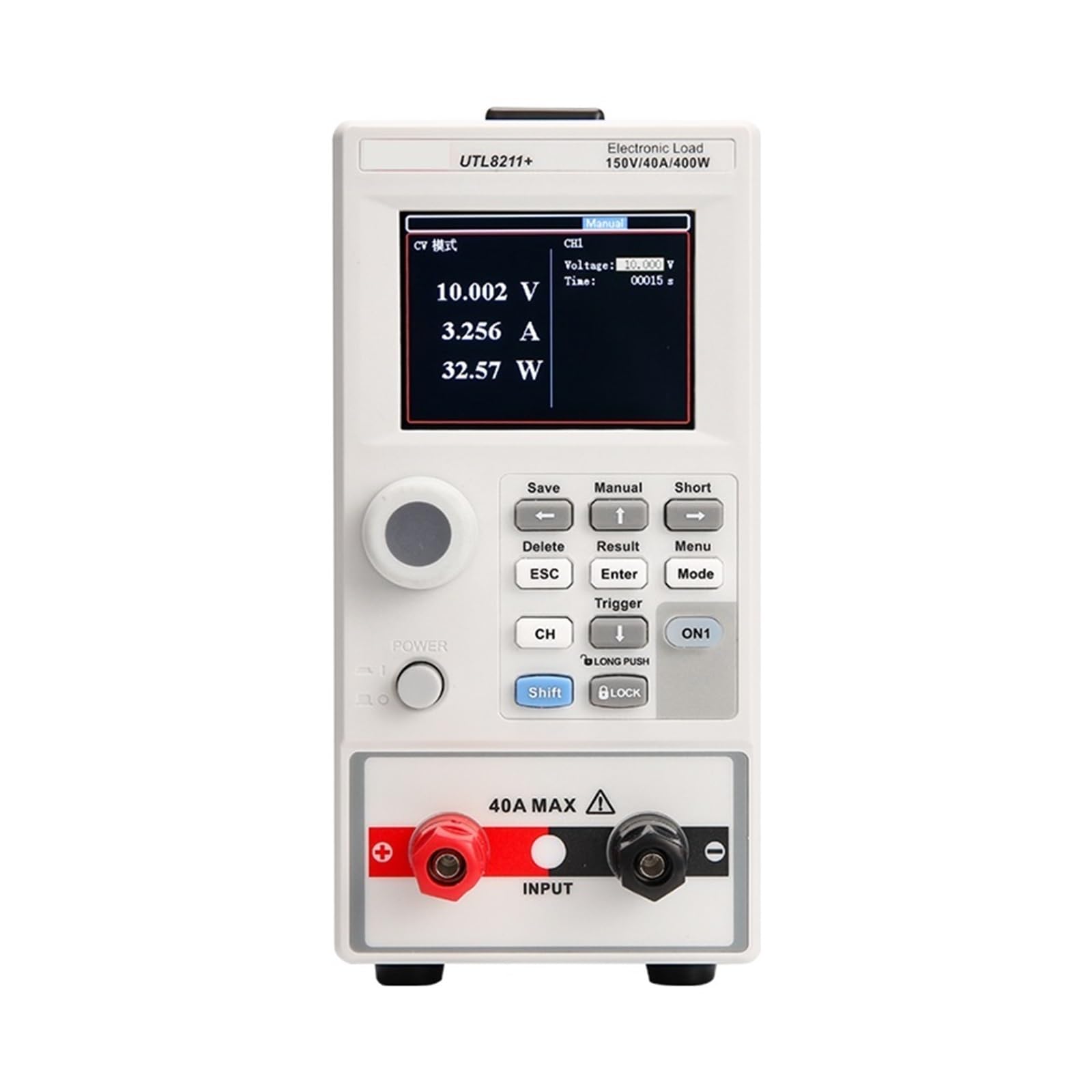 Tester per batterie, UTL8211 Tester di carico elettronico CC programmabile | Offre test di carico programmabile, display digitale chiaro; ideale per batterie, alimentatori e laboratori elettronici.