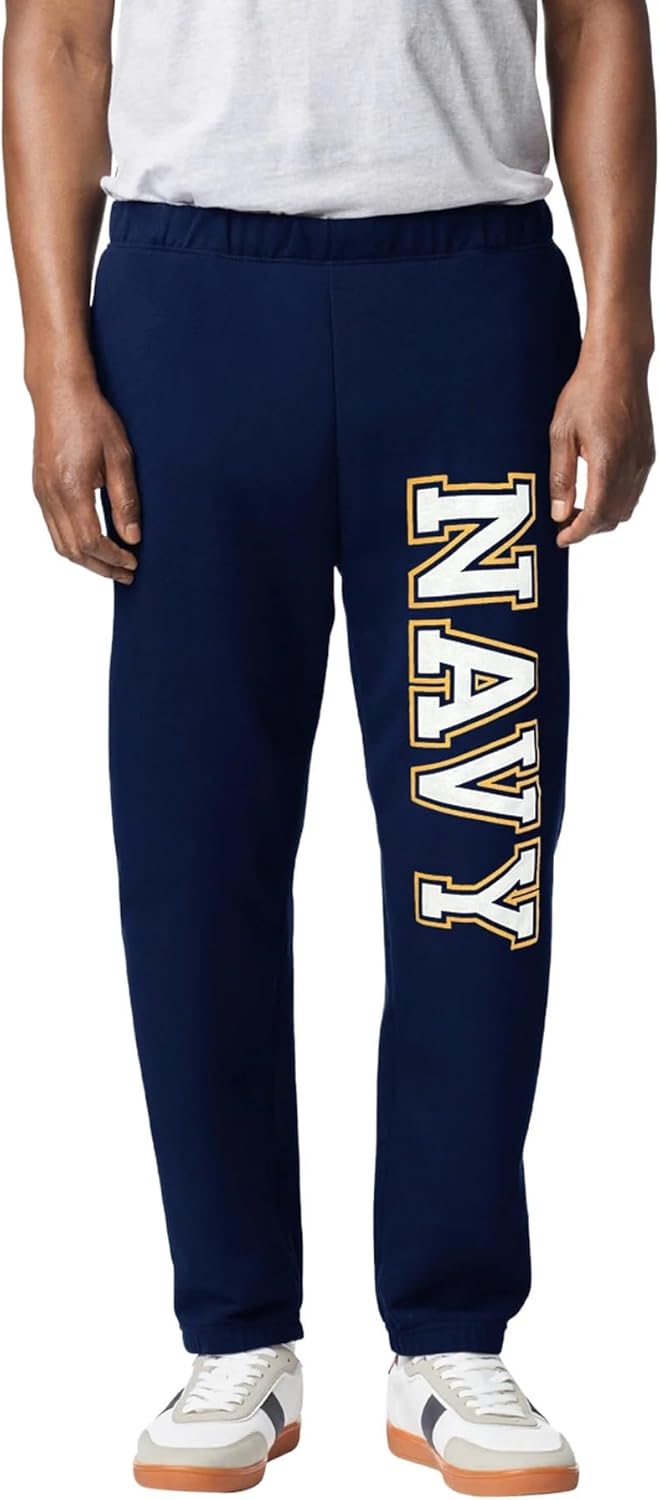 Armed Forces Gear Navy Bold Block Sweatpants (Navy) - Image 2