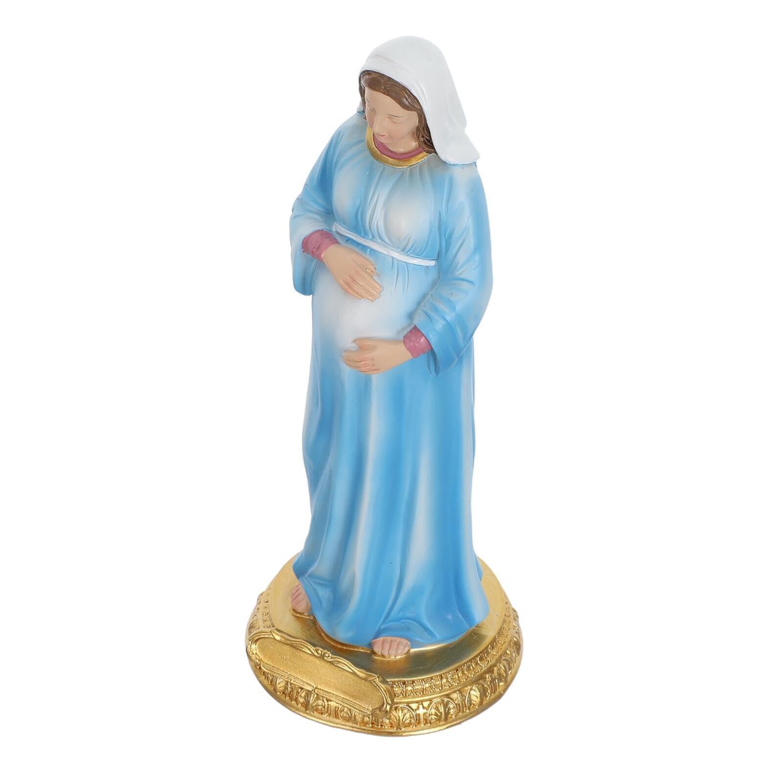 Sculpture délicate de la Vierge une pièce d'art intérieur en résine