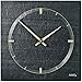 Produktbild AMS 9516 Schiefer-Wanduhr aus Naturstein; Unikat mit goldenen Zeigern; Quarzuhr mit Airbrush Design; seidenmatt; sehr stabil und schlagresistent