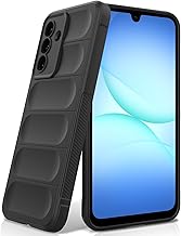 Funda para Samsung Galaxy A17, Case de Silicona Resistente a Golpes y Arañazos, Forro de Microfibra Suave, Funda Integral con Protección para La Cámara, Negro