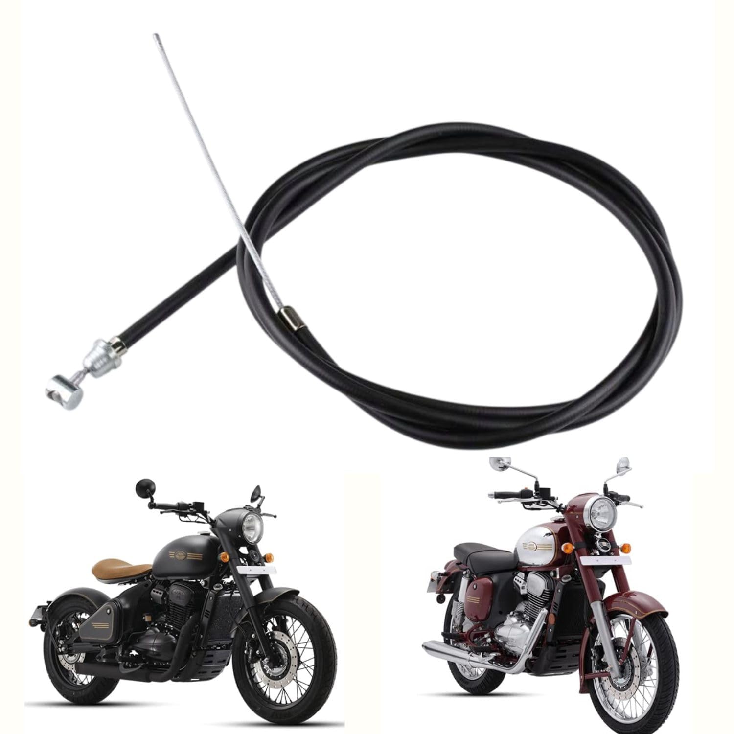 RoadReligion® Clutch Cable compatible with Jawa Classic, Jawa 42, and Jawa Perak, BS-4/BS-6 (Spring Type) - (RR8001)-picture-28