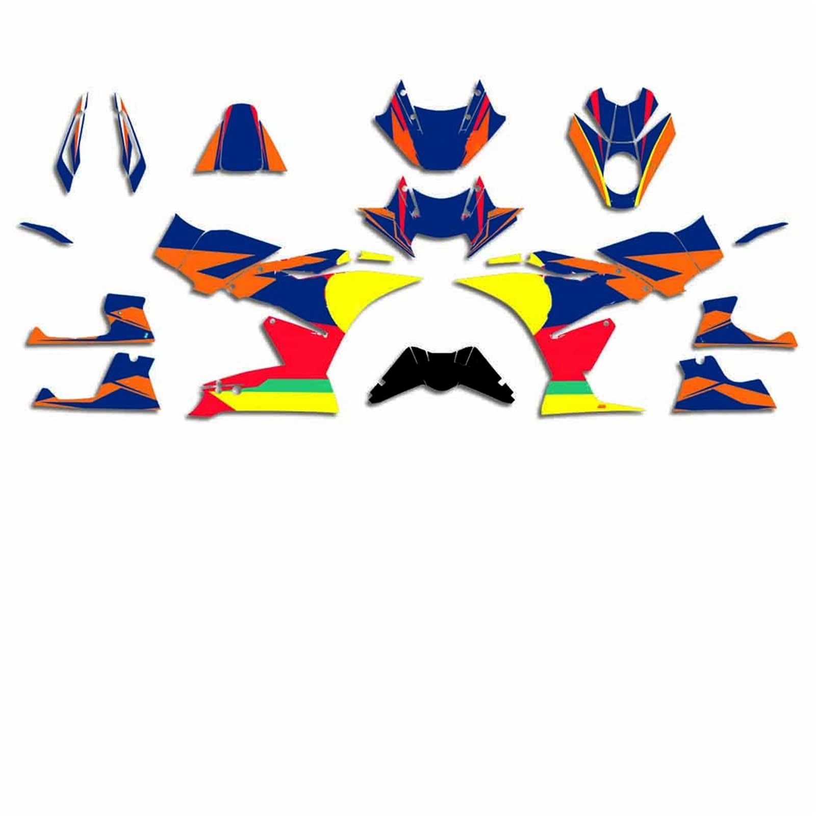 for RC 125 200 390 2014 2015 2016 2017 2018 2019 2020 Motorcycle Graphics Decals Stickers Kit