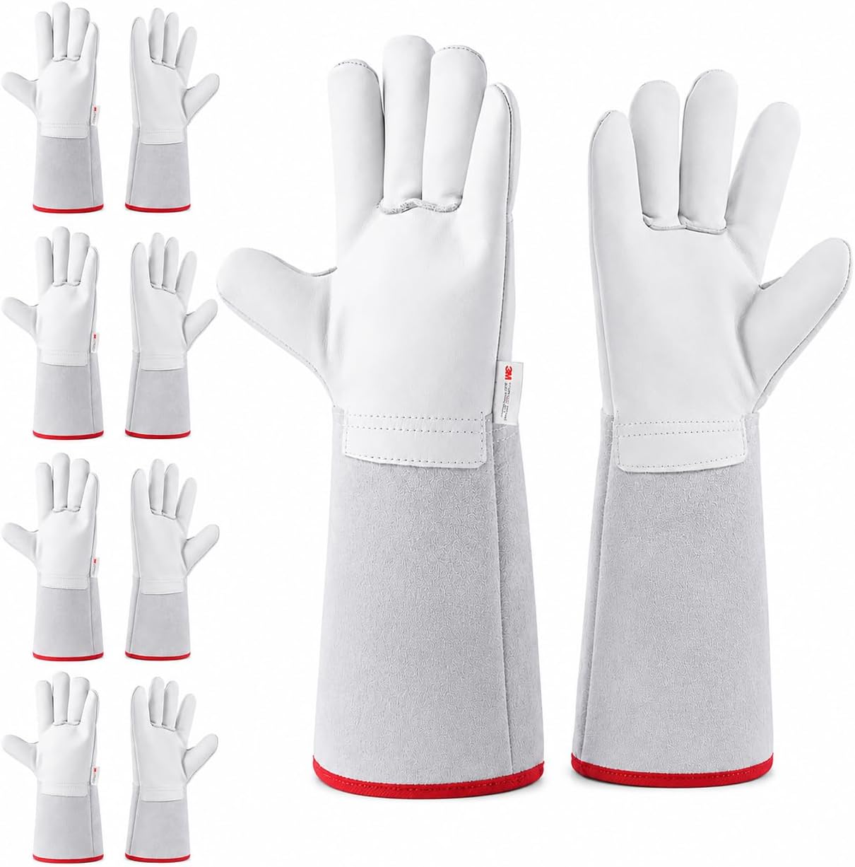 -196°C/-320°F Antifreeze Gloves for Dry Ice Handling Liquid Nitrogen Sponge and Cotton Inner