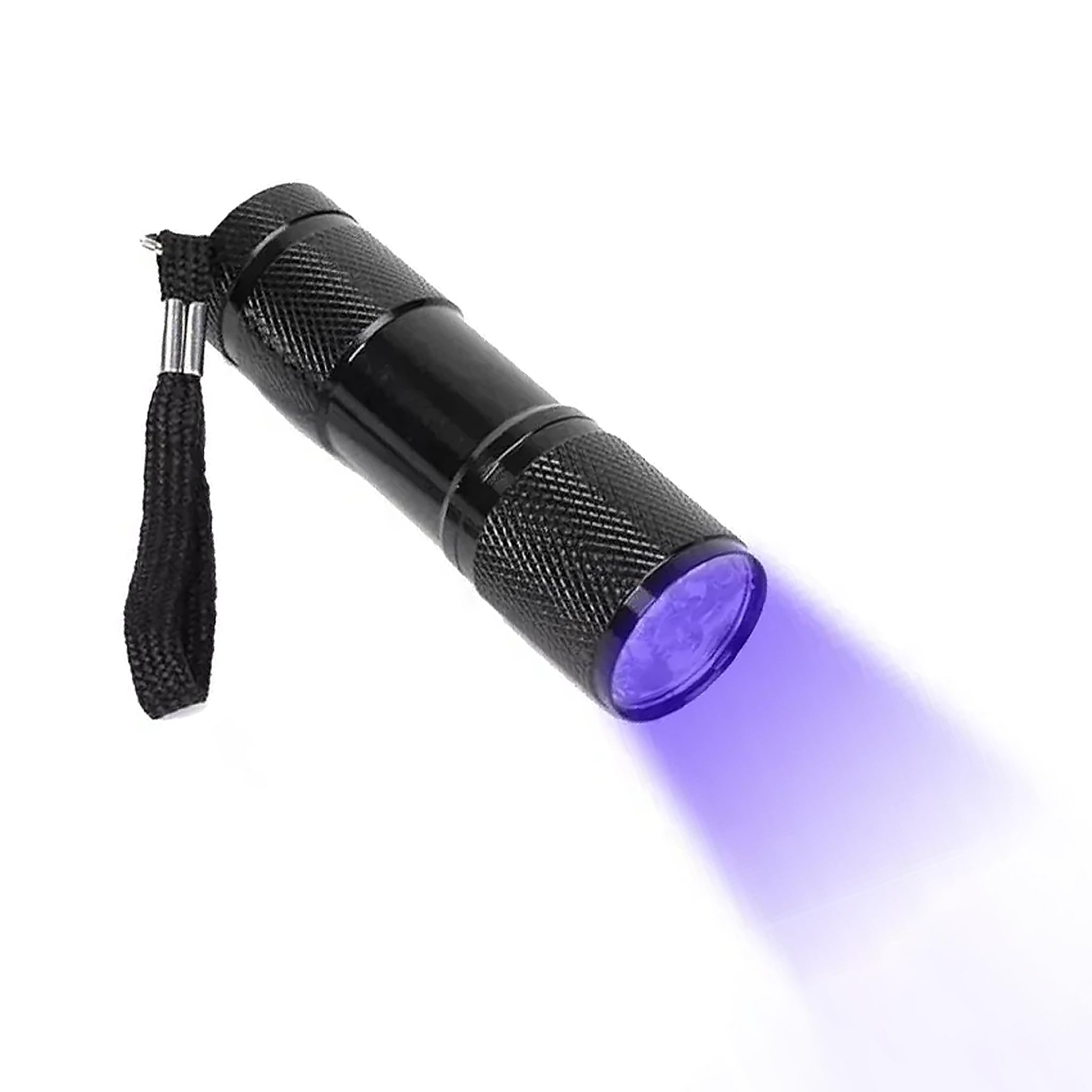INDOTEAM UV Torch | Ultra Violet 9 Light LED Torches | UV Flash Light - 3X AAA Battery Powered Flashlight | 9LED 395nm Ultraviolet Flashlights | Portable LED Ultra Violet Torch Light Flashlight