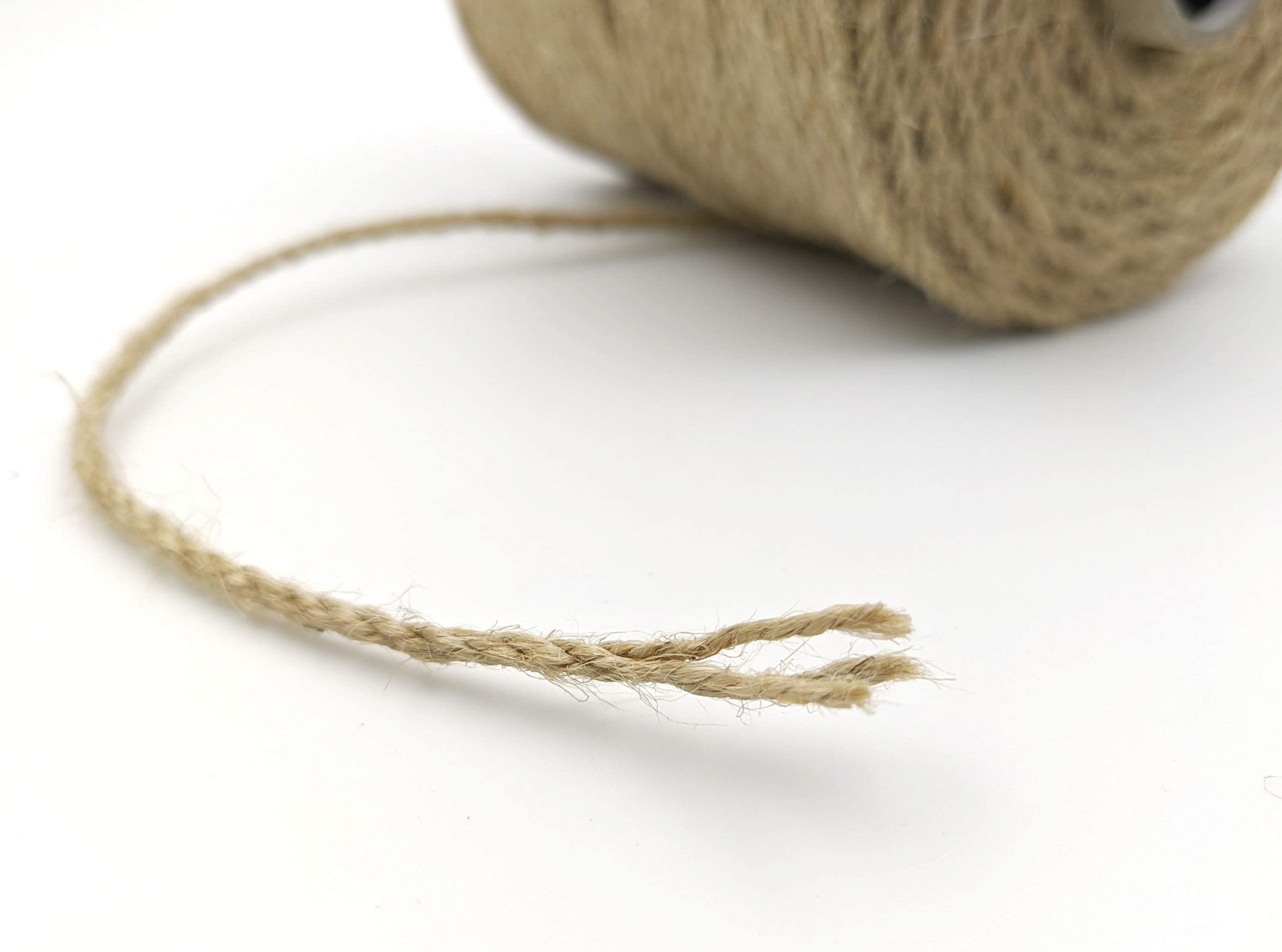 BOBBINY | Colored Strong Twisted Jute Twine Rope Linen Twine Rustic String Cord Rope, DIY Burlap String Rope, Party Gift Wrapping Cords Thread and Other Projects | Brown | 3mm, 20 Meters — Amazon image 5