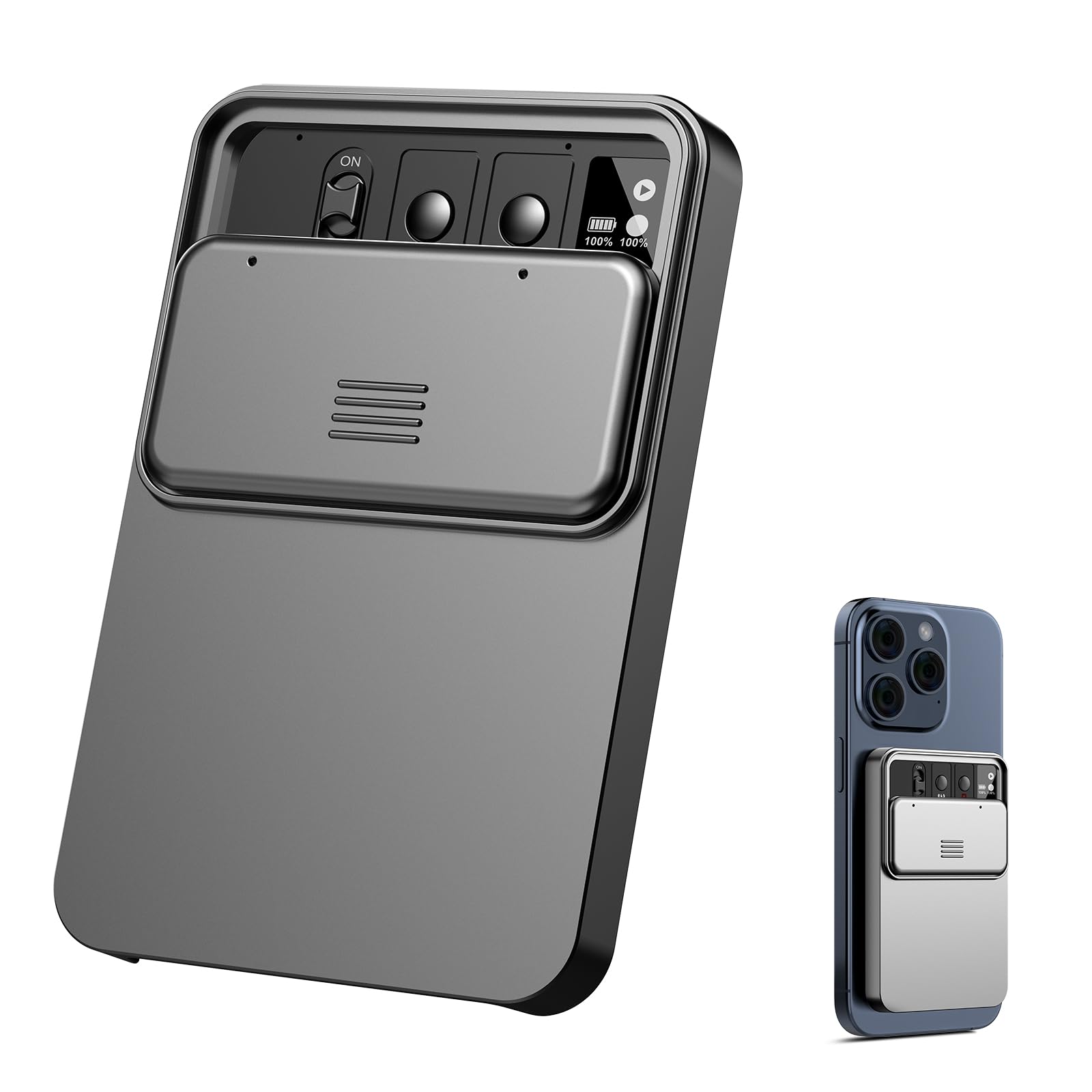 Etui de Protection pour Enregistreur Vocal AI, Compatible, Couvercle Coulissant, Résistant aux Chutes, Portable