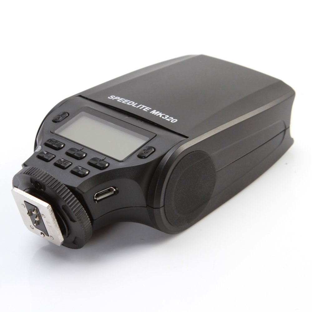 Fotga Meike MK-320 TTL Speedlite Flash Per Panasonic – Mini Flash Con Testa Inclinabile E Girevole, LCD, Ricarica USB, Per Serie S1/G3/G5/G6/GH3/GH4/GF5/GF7/GM5/GX7 - 4