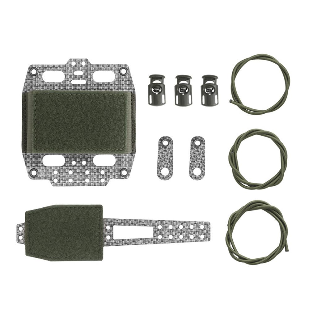 Taktische Helm NVG Batterie Tasche, Airsoft Helm Batterie Gegengewicht Tasche mit Haken und Schleife für PVS31 Batterie Rückhaltesystem